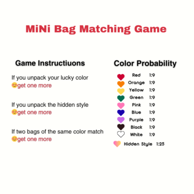 Mini Bags Matching Game